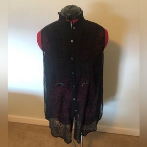 Mystree black blouse in large